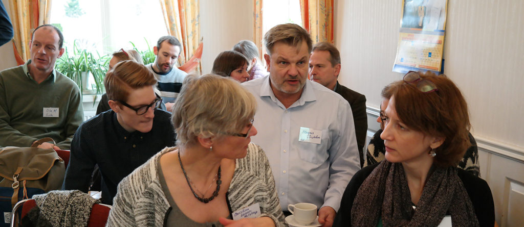 Workshop participants in lively discussions. Photo: Malin Planting